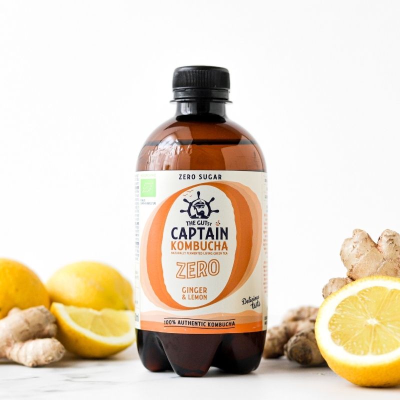 GUTsy Captain Kombucha Zero - Trial pack 4 x 400ml