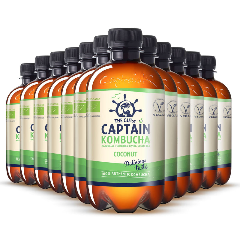 GUTsy Captain Kombucha - Coconut 12 x 400ml - GutsyCaptain